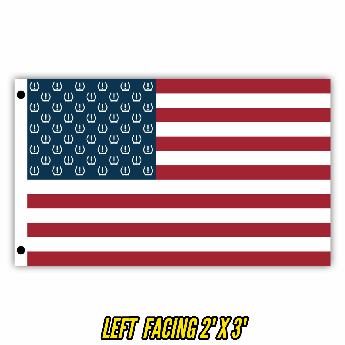Red White & Crew 2’x3’ Flag