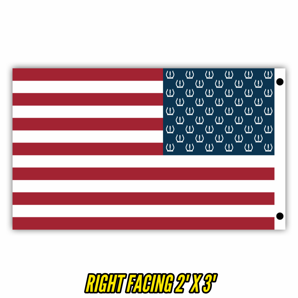 Red White & Crew 2’x3’ Flag