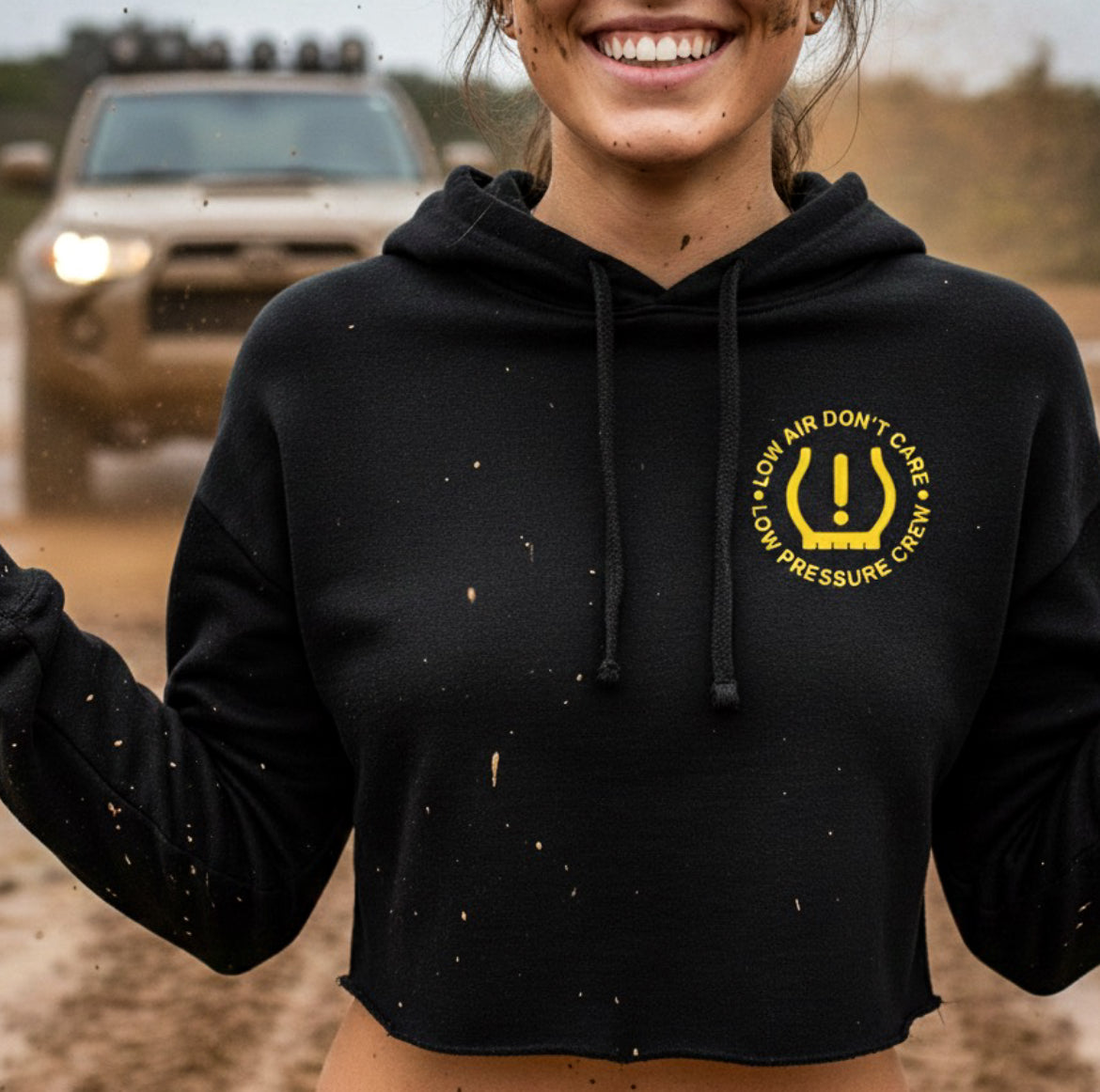 Women's Classic Logo Crop Hoodie