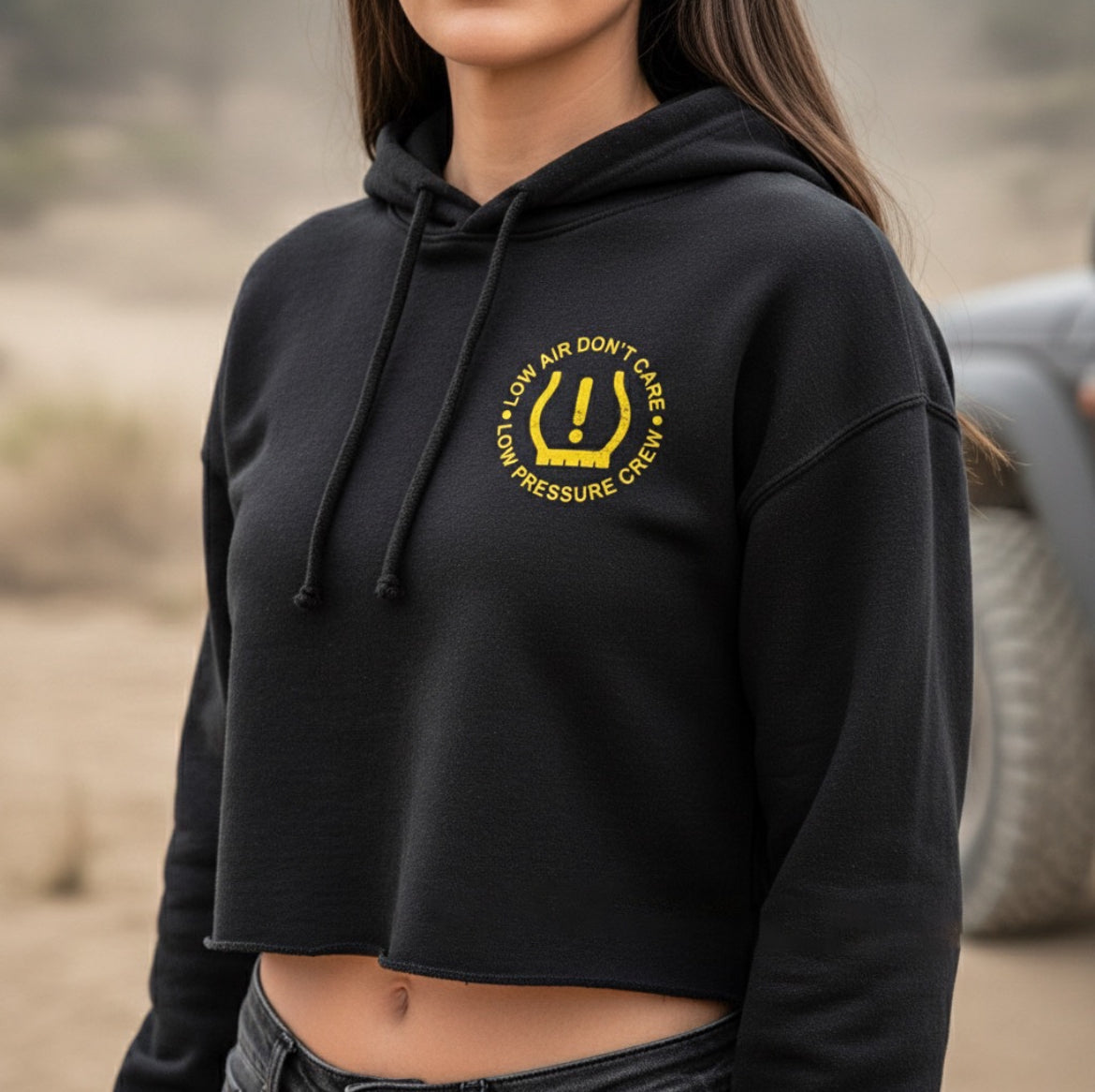 Women's Classic Logo Crop Hoodie
